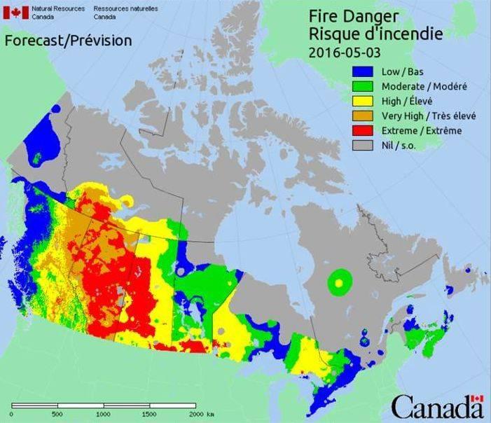加拿大遭遇严重森林火灾