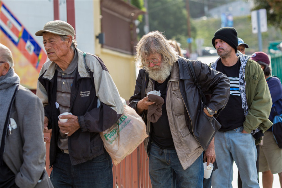 美国无家可归者正在老去